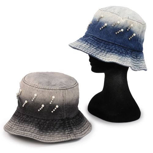 サード　コレクション
パール付きデニムハット