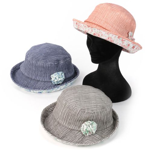 カワタニ
ローズプリントエッジアップハット