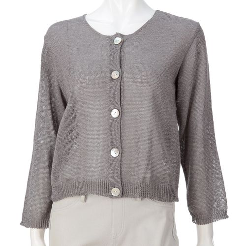 外与
抄繊糸ショート丈カーディガン