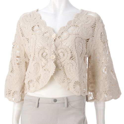 山本定
かぎ針カーディガン