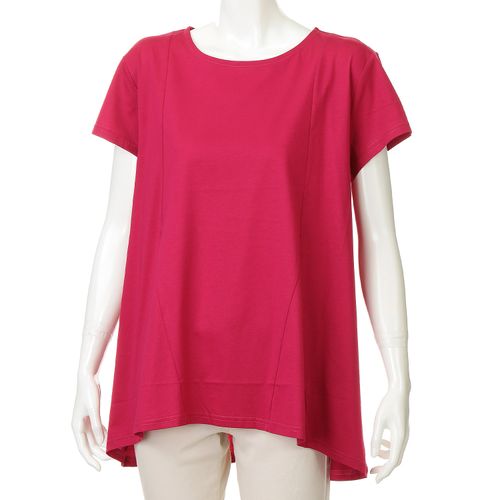 三和ジャパン
ダブルシルケットコットン100 切替チュニックTシャツ