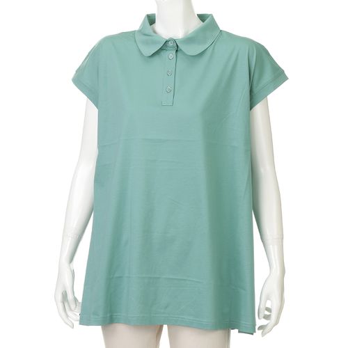 三和ジャパン
ダブルシルケットコットン100 ポロ衿チュニックTシャツ