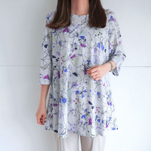 玉一商店
綿強撚SZ天竺プリントチュニック