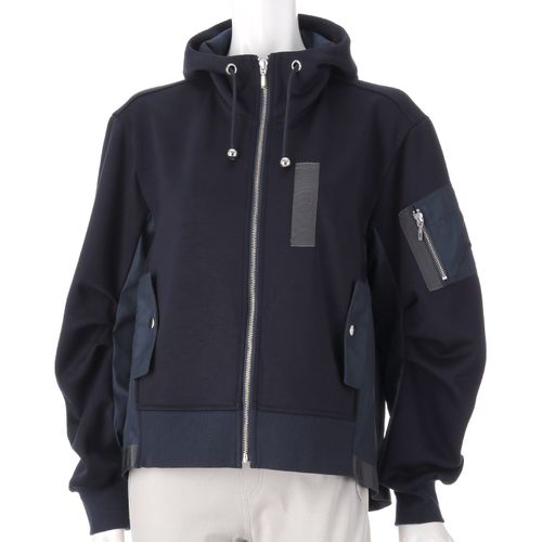 バーミリオン
ダンボール配色フードジャケット