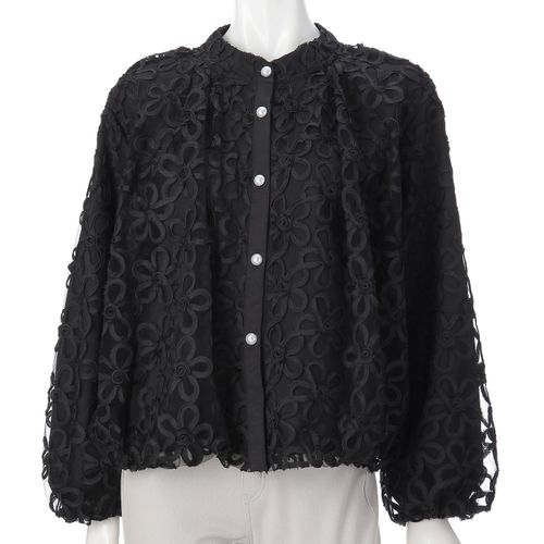 チャーミング
フラワーレースシアーブルゾン