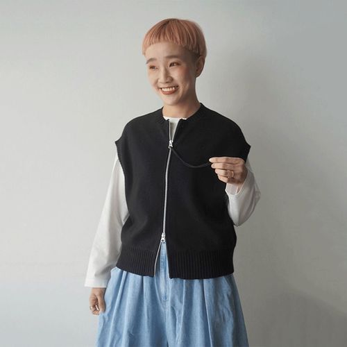 ａｅｌ
mao made 異ゲージリブWジップベスト