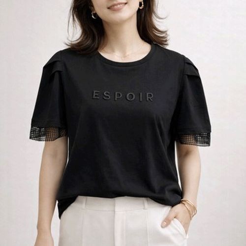 三和ジャパン
メッシュ袖刺繍Tシャツ