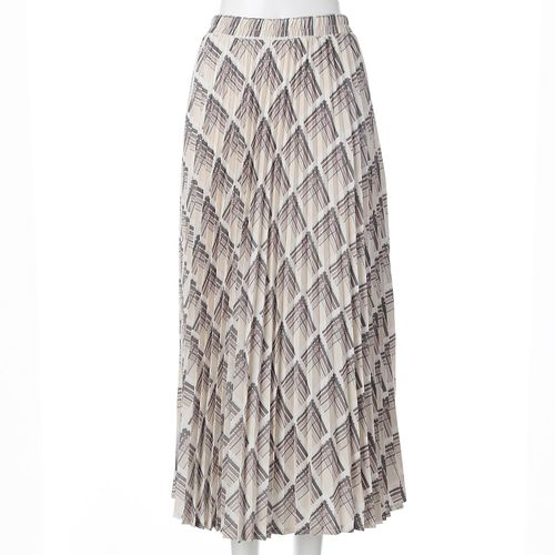 ジェーシーエス
ピーチチェックプリント アコーディオンスカート