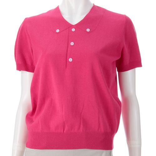 シシエス
ポロ衿風Vネックプルオーバー