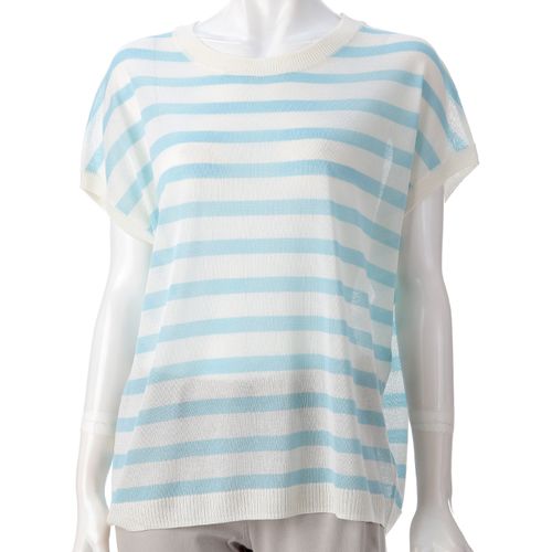 シシエス
天竺ワイドシルエットボーダープルオーバー