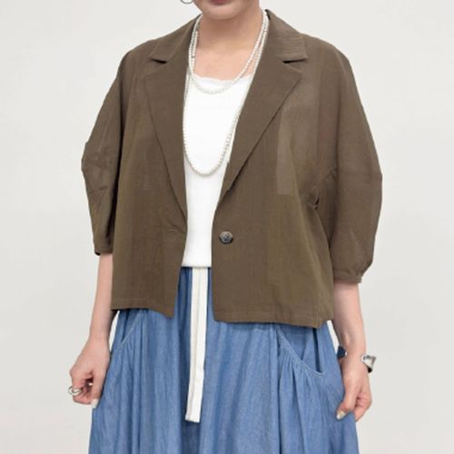 ブルーベル
NUS ランタンスリーブショートジャケット