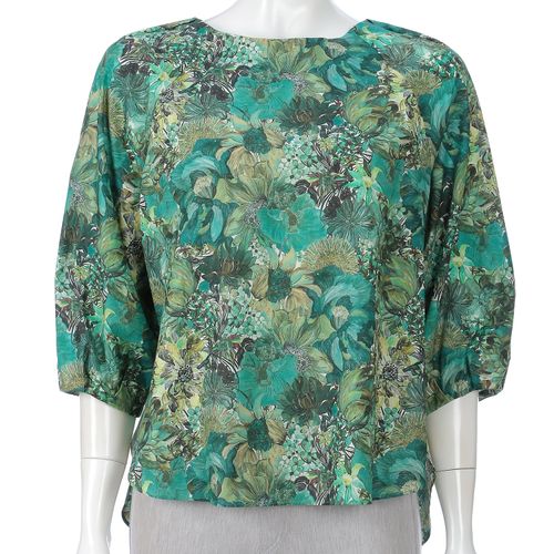 グランヂオ
M－station リバティプリント7分袖ブラウス