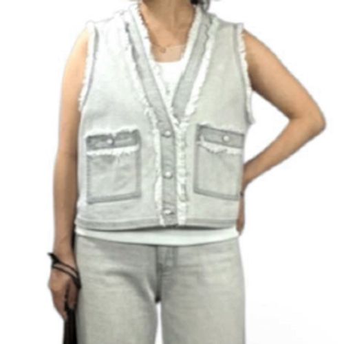 ブルーベル
QTUME DENIMパールフリンジベスト