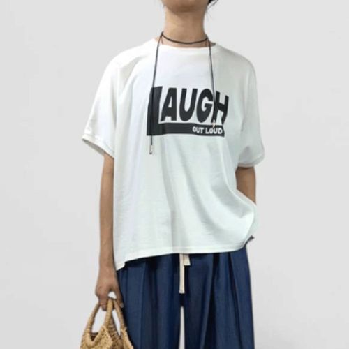 ブルーベル
QTUME ワイドシルエットラフTシャツ