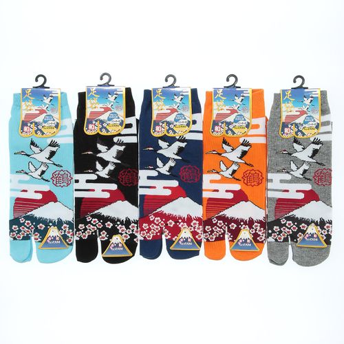 93891



稲坂莫大小製造
和柄足袋 富士と鶴