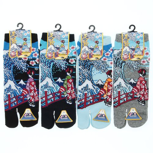 93893



稲坂莫大小製造
和柄足袋 波と舞子