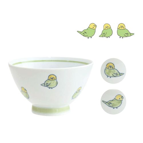 4536818856356



85635-6



逸品社
corottori飯碗 セキセイインコ 緑