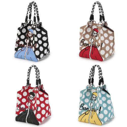 サード　コレクション
ドット女の子ニットバッグ