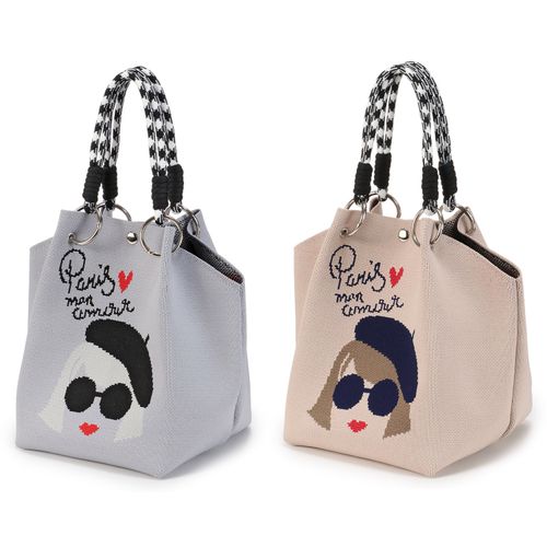 サード　コレクション
ベレー帽女の子ニットバッグ