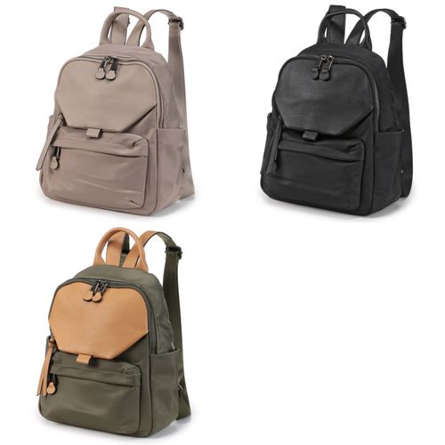 ウィズ
ナイロン×牛革リュックサック