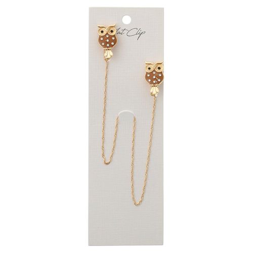 おぎす商事
ふくろうモチーフハットクリップ