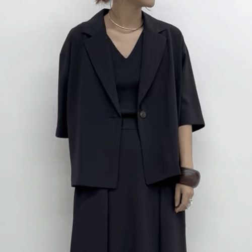 ブルーベル
cloche 5分袖テーラードジャケット