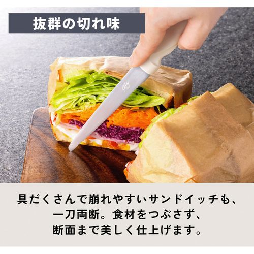 4972525702836



SJ-K390



グリーンベル
調理の味方 サクッとキッチンナイフ SJ－K390