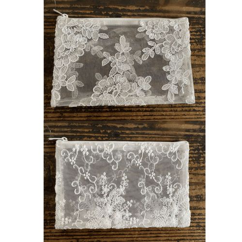 ワークオン
ビニール レースフラットポーチ