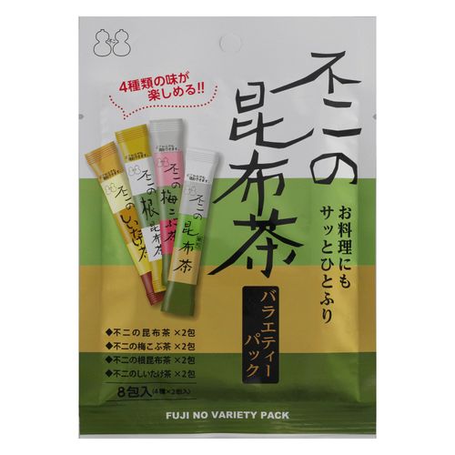 4976525100616







不二食品
不二の昆布茶4種バラエティパック 8包