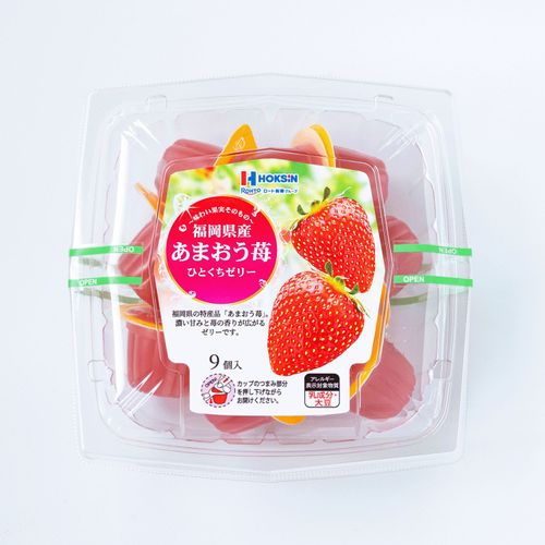 4582179293576



MAM-4PK 9ｺｲﾘ



北辰フーズ
福岡県産あまおう苺ひとくちゼリー9個入