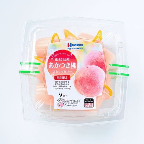 4582179293750



MFA-4PK 9ｺｲﾘ



北辰フーズ
福島県産あかつき桃ゼリー9個入