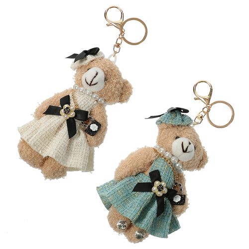 REN
ベアチャーム ツイードワンピース