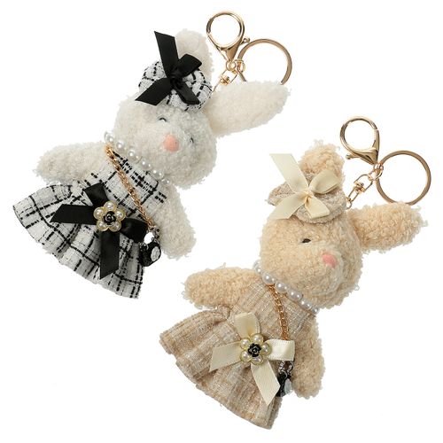 REN
うさぎチャーム ツイードワンピース