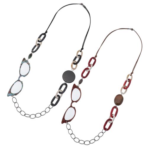 ジェノバ
メガネ型ルーペネックレス