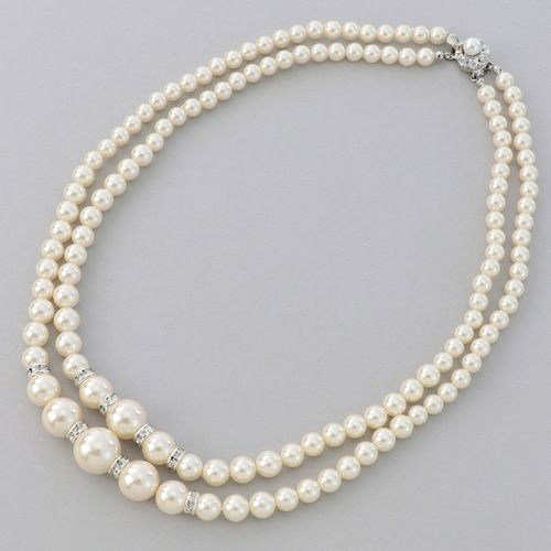 伸美
パール2連ネックレス