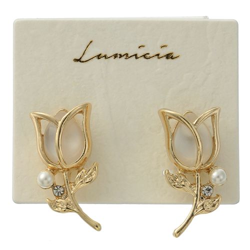 おぎす商事
チューリップモチーフチタンピアス