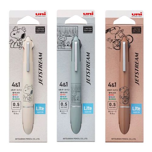 4902778353103







三菱鉛筆東京販売
スヌーピー ジェットLITE4＆1