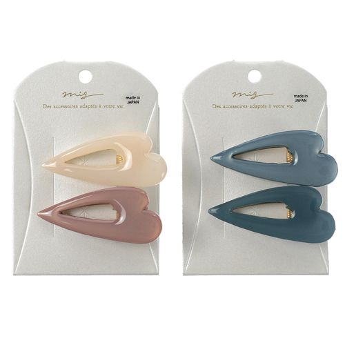 ピーズ
いびつハートクリップ