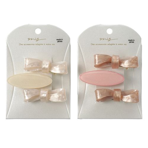 ピーズ
アクリルリボンクリップ