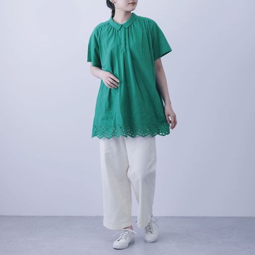 4955209074955







グロリア
裾シフリーシャツカラーチュニックブラウス