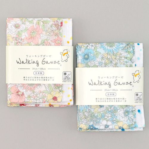 ミクラ
ウォーキングガーゼ UV加工 マルチ花柄