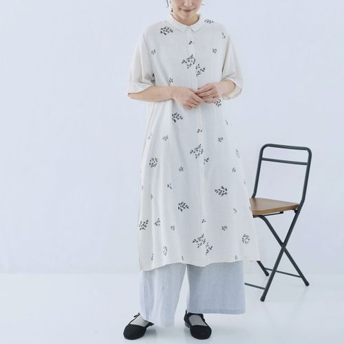 ノンノ
cloudnine ノンノ 花刺繍入りジャカードワンピース