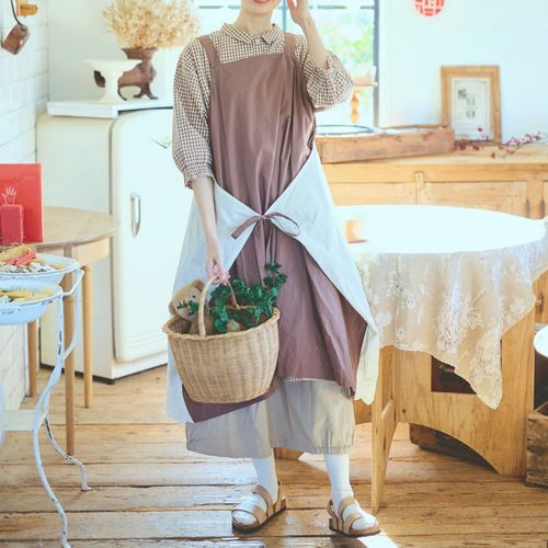 ノンノ
cloudnine コットンブロード柄アソート×綿布帛レース4WAYタブリエエプロン