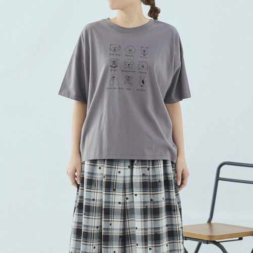 ノンノ
cloudnine UVカット犬刺繍入りTシャツ