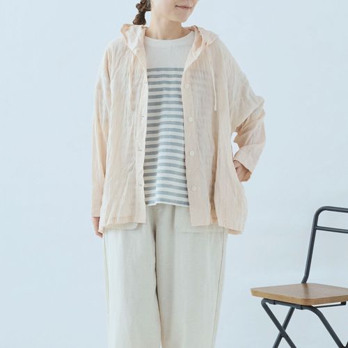 ノンノ
cloudnine 先染めC／Pu布帛無地フード付きアウター