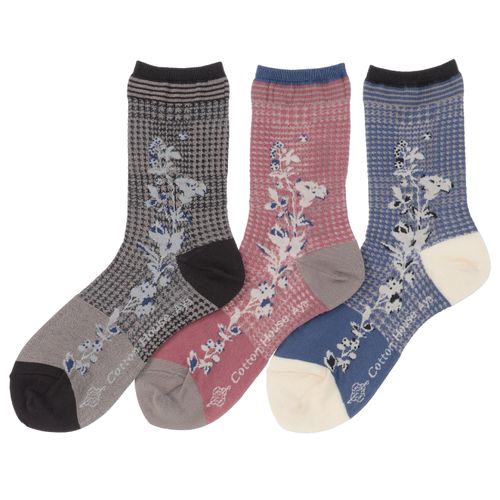 コットンハウス．アヤ
AYA ソックス・グレンチェック