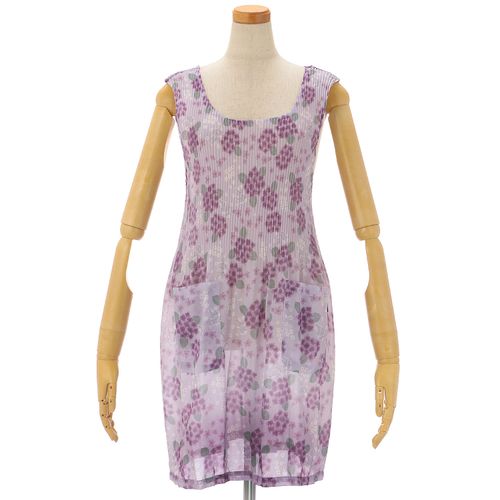 ウラタ
シフォンプリントプリーツエプロン 紫陽花柄