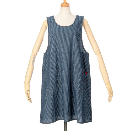 ウラタ
naturic デニムフリークロスエプロン ストライプ