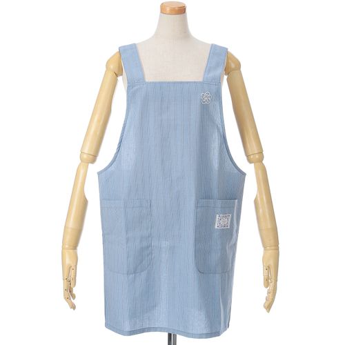 トレンディー
ハッピーエプロン 胸元刺繍H型ストライプエプロン