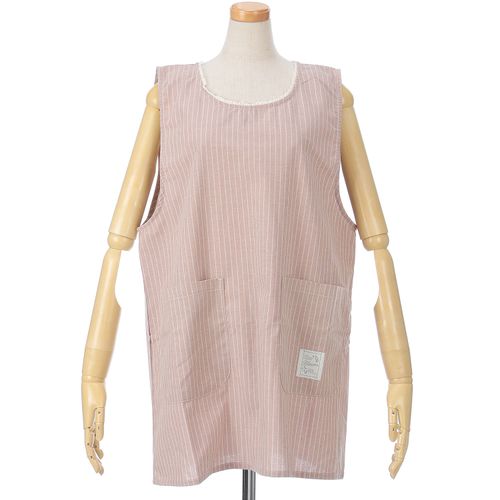 トレンディー
ハッピーエプロン 襟元レース上釦下紐ラン型エプロン